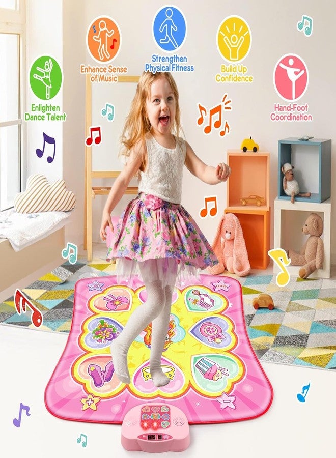 Chocozone Toys for 3-12 Year Old Kids, Electronic Dance Mat with Light-up 6-Button with 5 Game Modes, Birthday Toys for 3 4 5 6 7 8 9 10+ Year Old Boys & Girls (Without Bluetooth) - Image 2